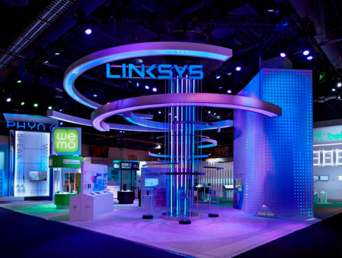 Featured Image - CES Linksys Booth Design