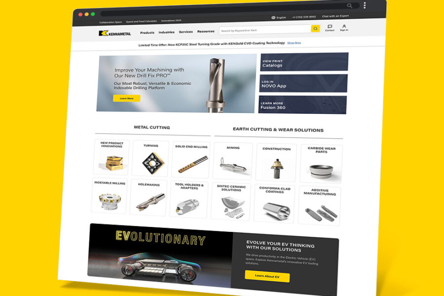 Featured Image - Kennametal Homepage