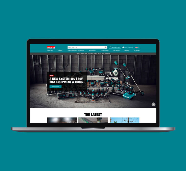 Featured Image - Makita Homepage