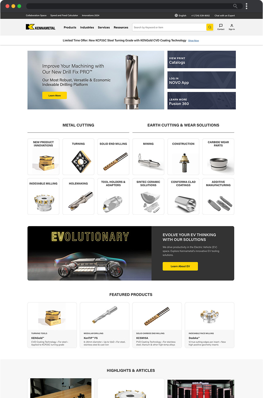 Kennametal Homepage New - 01