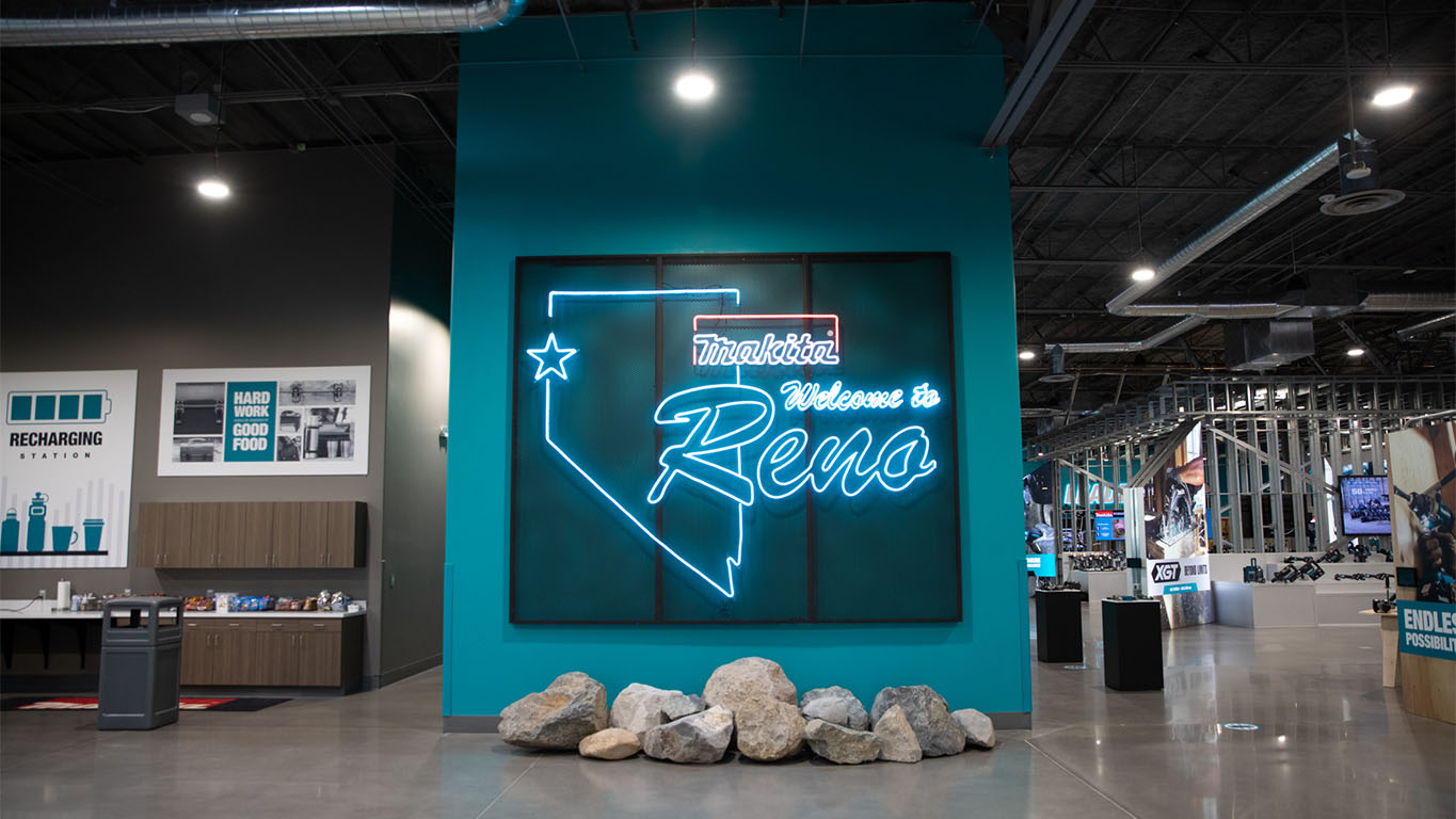 Makita Reno Training Center Photo Welcome Signage