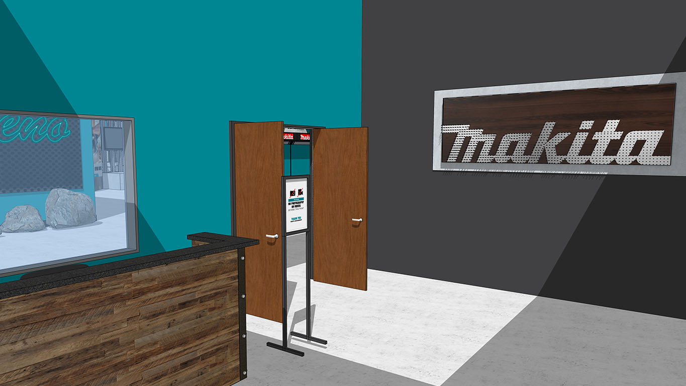 Makita Reno Training Center 3D Render Lobby